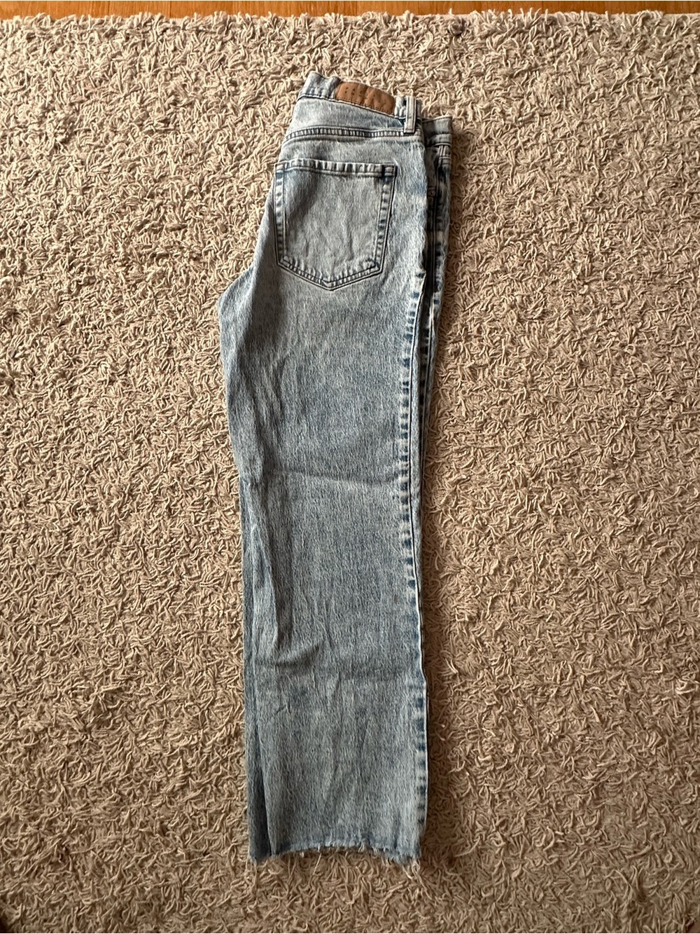 PacSun Women's Light Blue Straight Leg Jeans